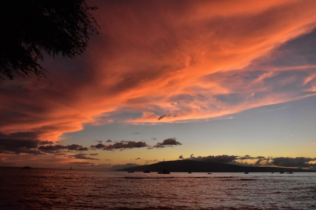 Sunset, Lahaina, Maui, Hawaii, United States