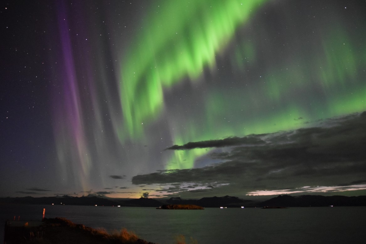 Northern lights, Höfn, Iceland