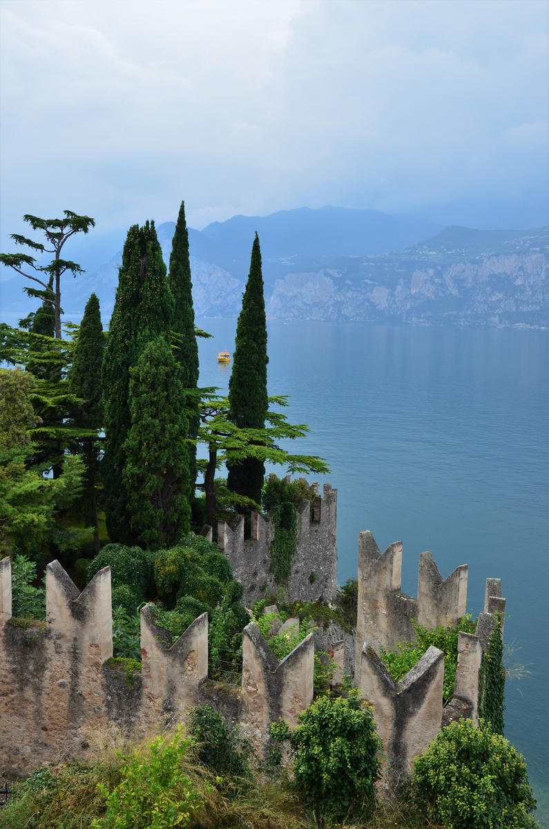 Lake Garda, Malcesine, ramparts, Italy