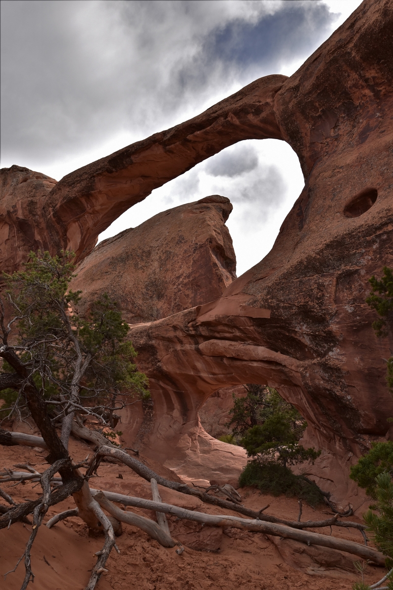 Arches, Utah, USA, Double O Arch, Arches National Park, Utah