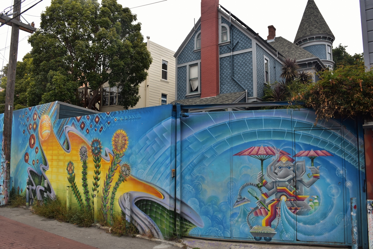 San Francisco, California, USA, Mission District, street art